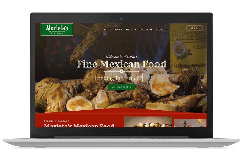 Screenshot of the "Su Pan Bakery" website